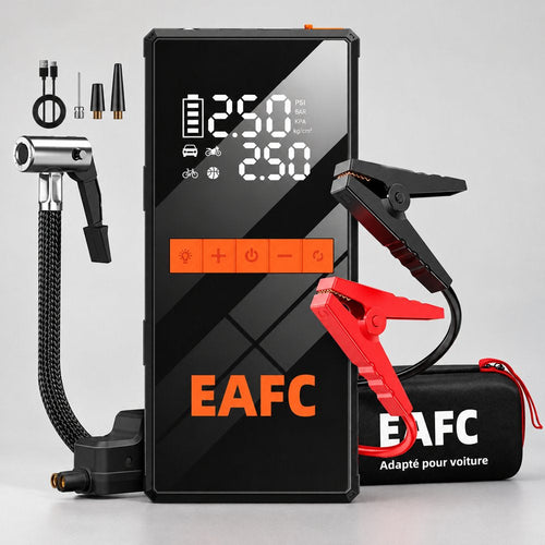 Booster de démarrage 1200 A avec gonfleur intégré
