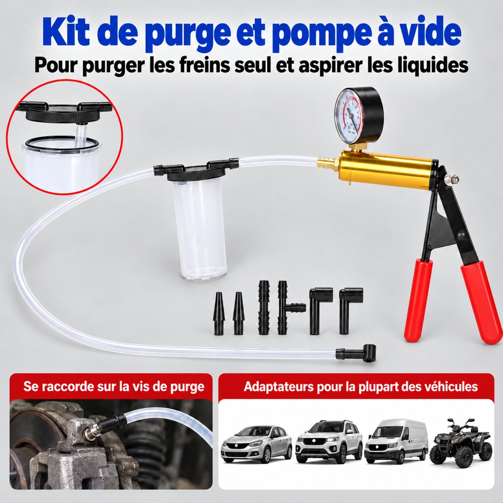 Purger ses freins, c'est d'habitude un travail à deux.